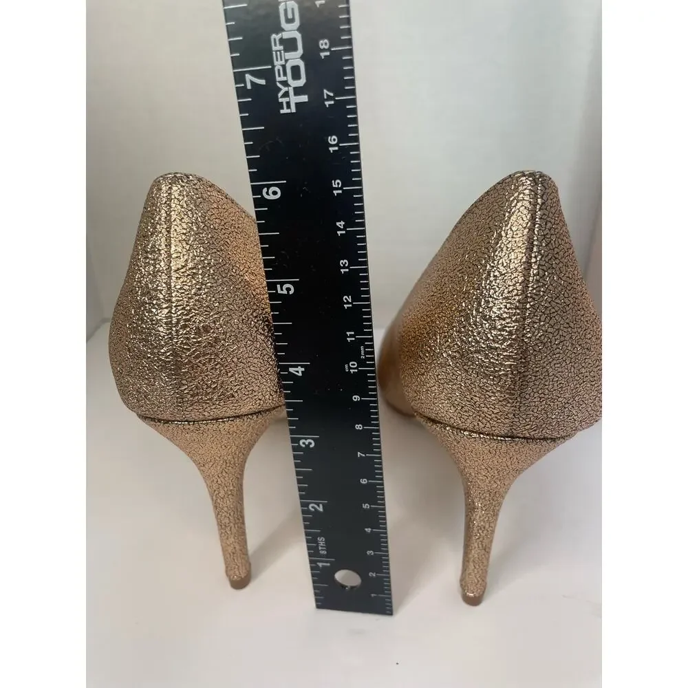 New in Box JustFab- Rose Gold Teyla Pumps - Size 9 - Picture 3 of 6